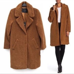 Lucky Brand teddy lapel coat
